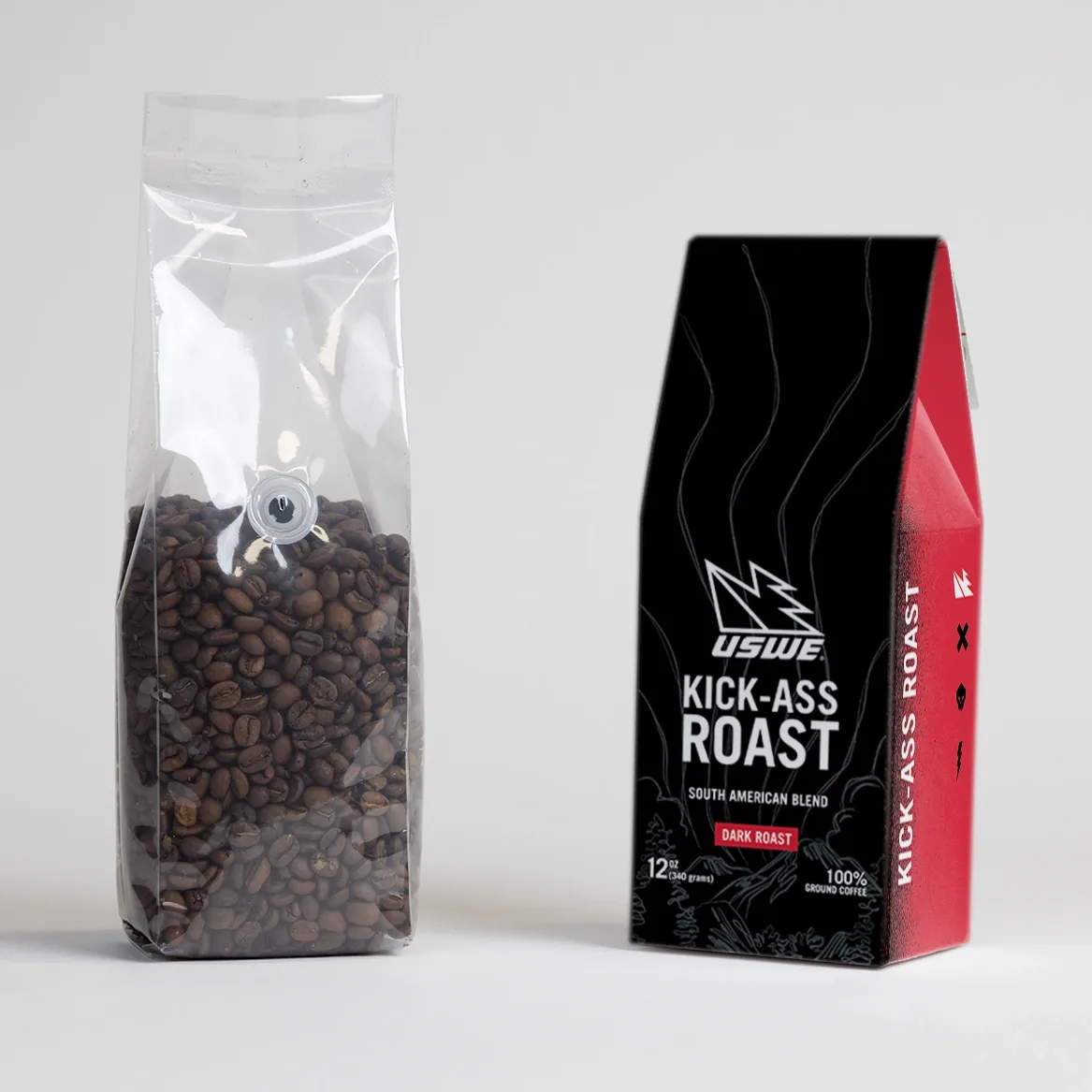 USWE custom-branded coffee box